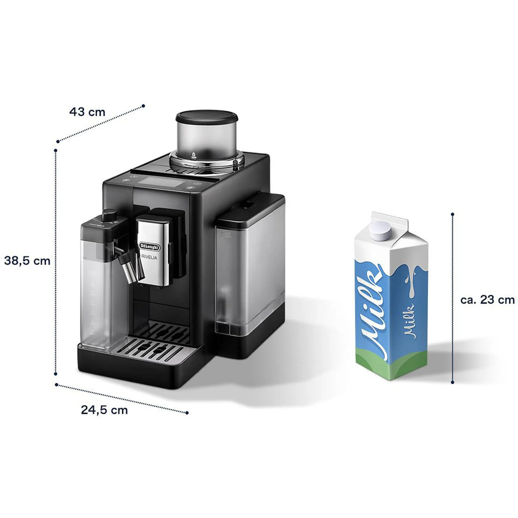 Kaffeevollautomat De’Longhi EXAM440.55.B Rivelia Milk Schwarz