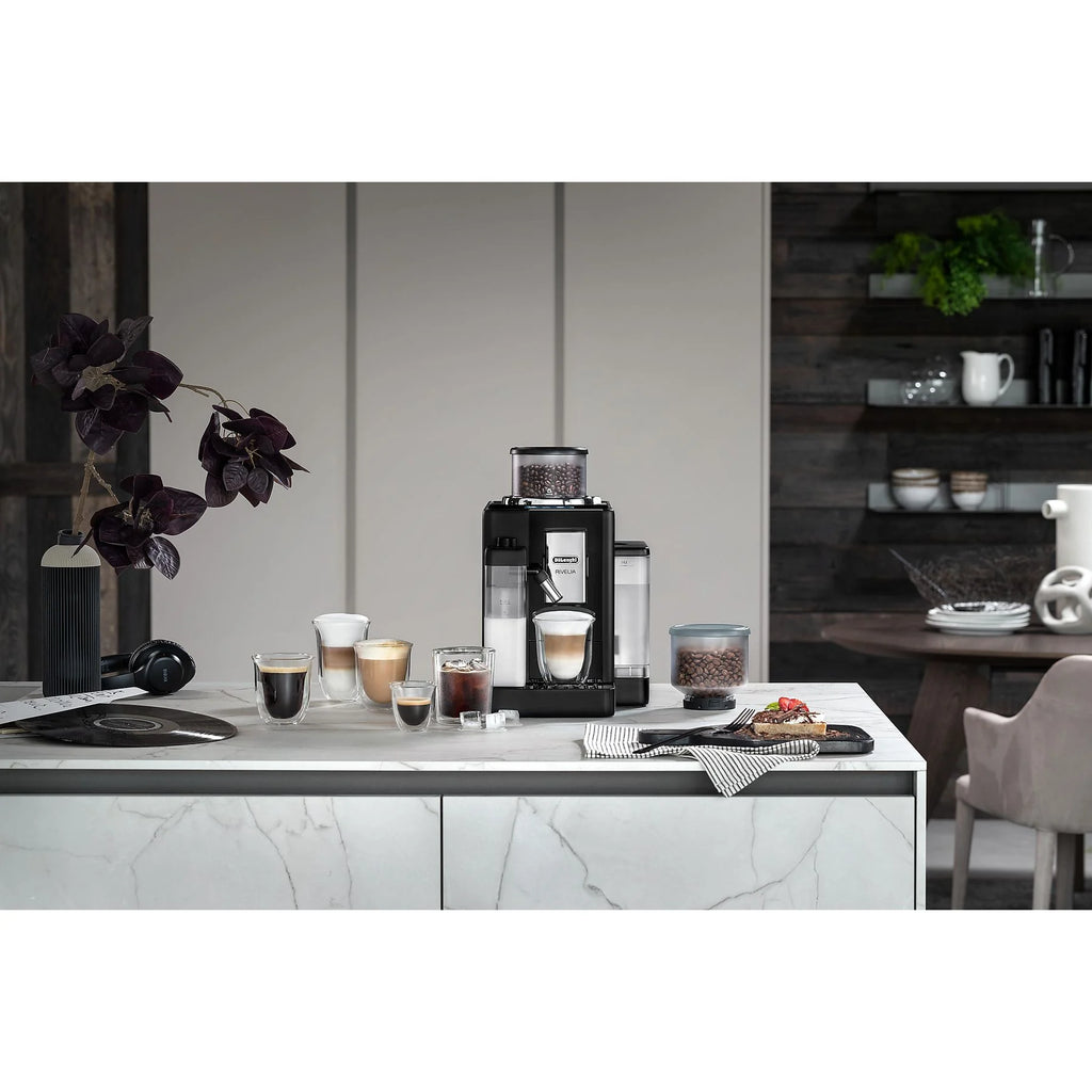 Kaffeevollautomat De’Longhi EXAM440.55.B Rivelia Milk Schwarz