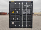 40 Fuß High Cube Container, schwarzgrau