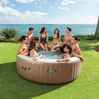 Aufblasbarer INTEX Sahara Whirlpool für 8 Personen mit Thermoabdeckung – Räumungsangebot
