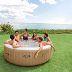 Aufblasbarer INTEX Sahara Whirlpool für 8 Personen mit Thermoabdeckung – Räumungsangebot