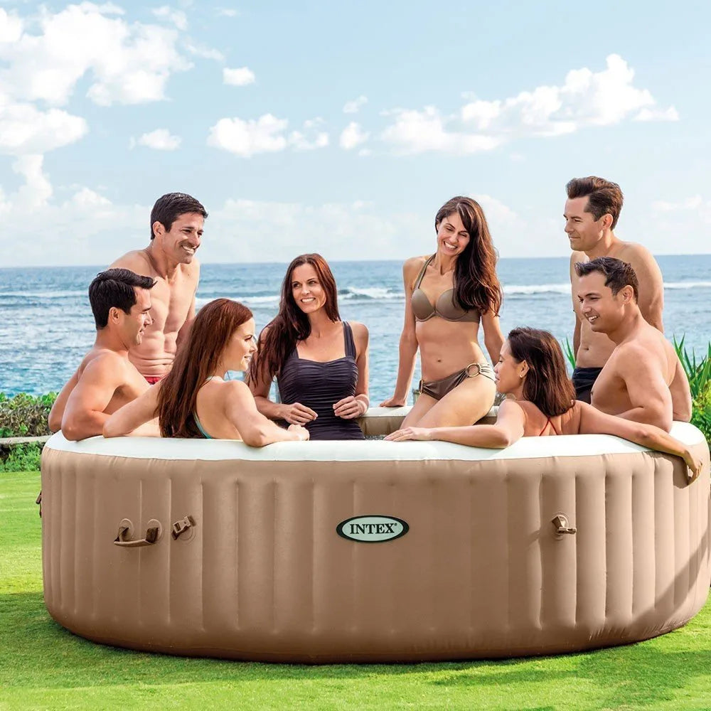 Aufblasbarer INTEX Sahara Whirlpool für 8 Personen mit Thermoabdeckung – Räumungsangebot