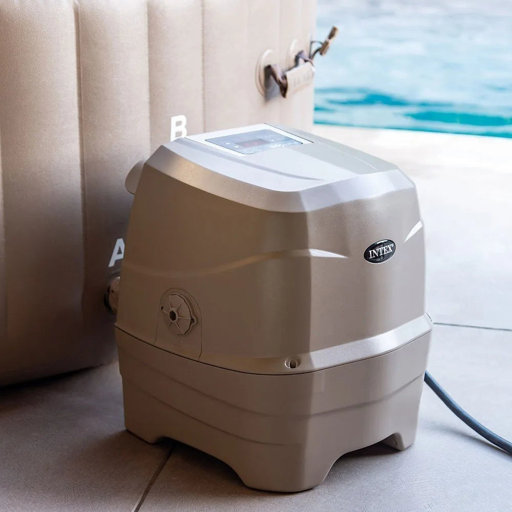 Aufblasbarer INTEX Sahara Whirlpool für 8 Personen mit Thermoabdeckung – Räumungsangebot