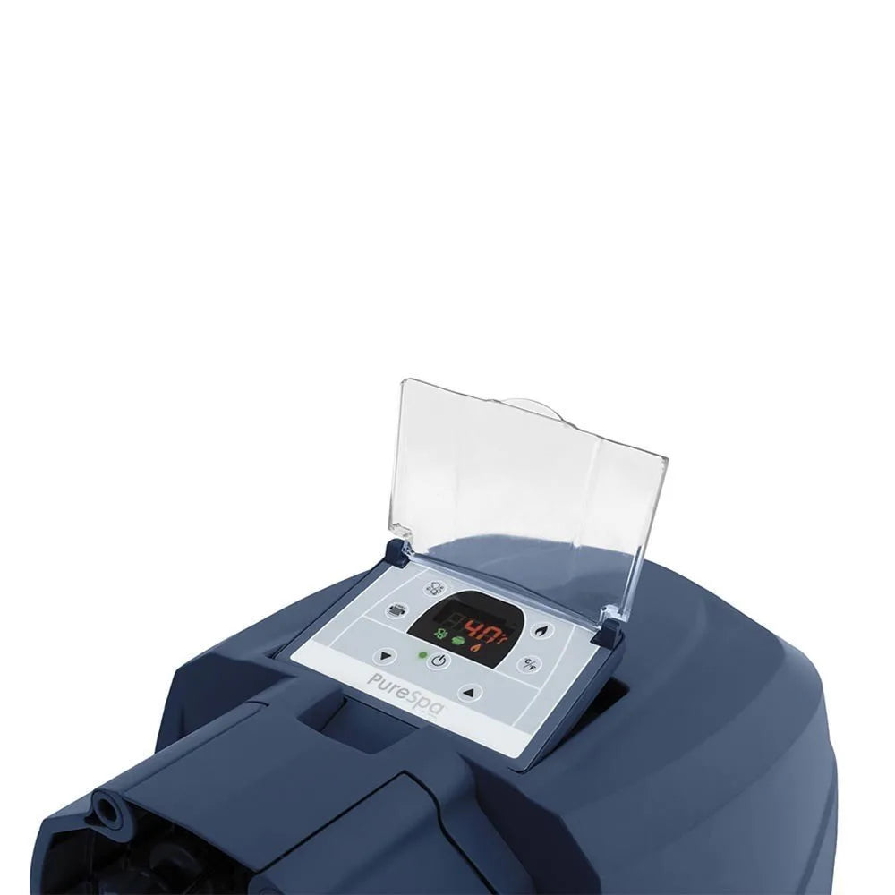 Aufblasbarer INTEX Blue Navy Whirlpool für 4 Personen mit Thermoabdeckung – Nur für kurze Zeit