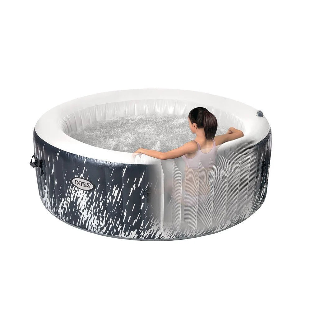 Aufblasbarer INTEX Galaxie Whirlpool für 4 Personen inklusive Thermoabdeckung