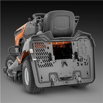 HUSQVARNA TC 242 T mit Schneeschild 120Plus & Gartentraktoren Anhänger 275