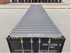 40 Fuß High Cube Container, schwarzgrau