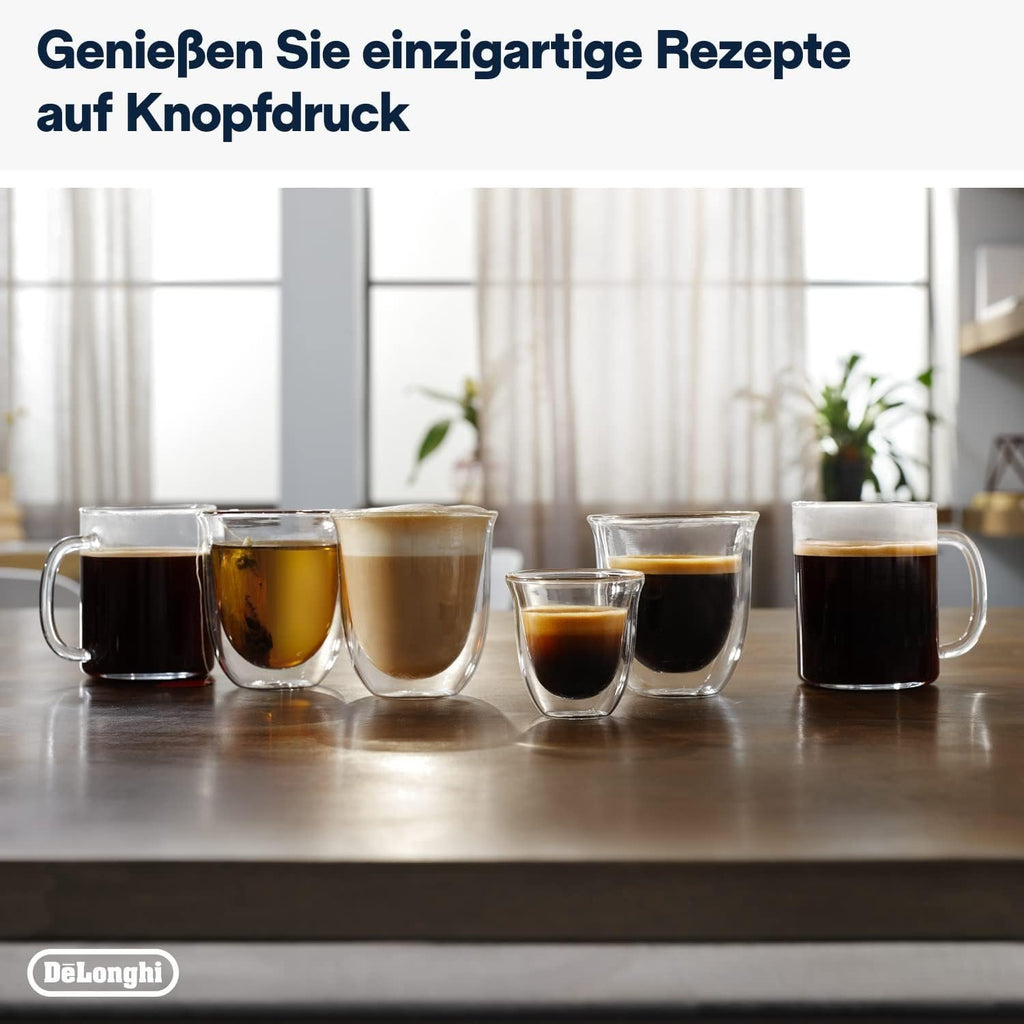 Kaffeevollautomat De’Longhi ECAM292.33.SB Magnifica Evo Silber und Schwarz