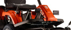 Husqvarna R 112C mit Mähdeck Combi 85 – Winterpaket mit Schneeschild, Gummileiste und Schneeketten – Modell 2025