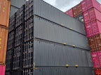 40 Fuß High Cube Container, schwarzgrau