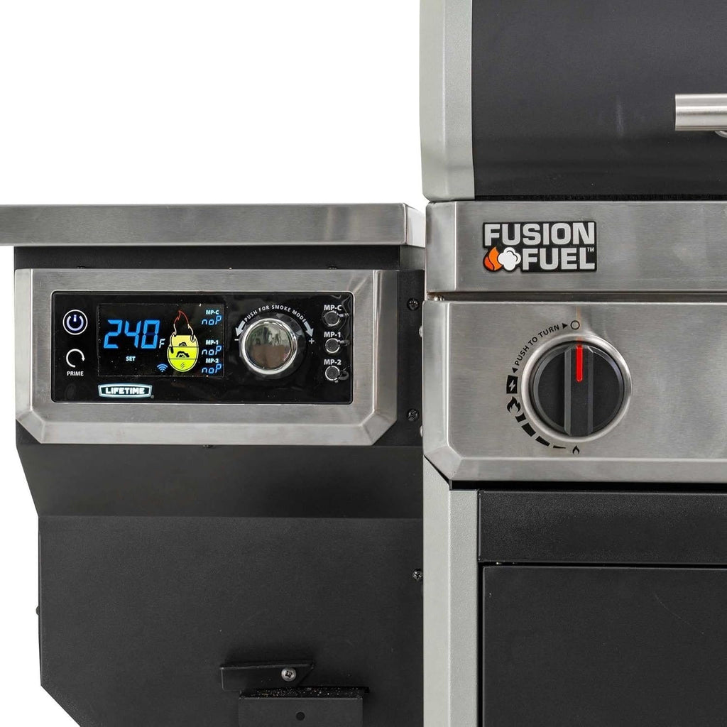 Lifetime 91025 Pellet Smoker Gas Grill Combo