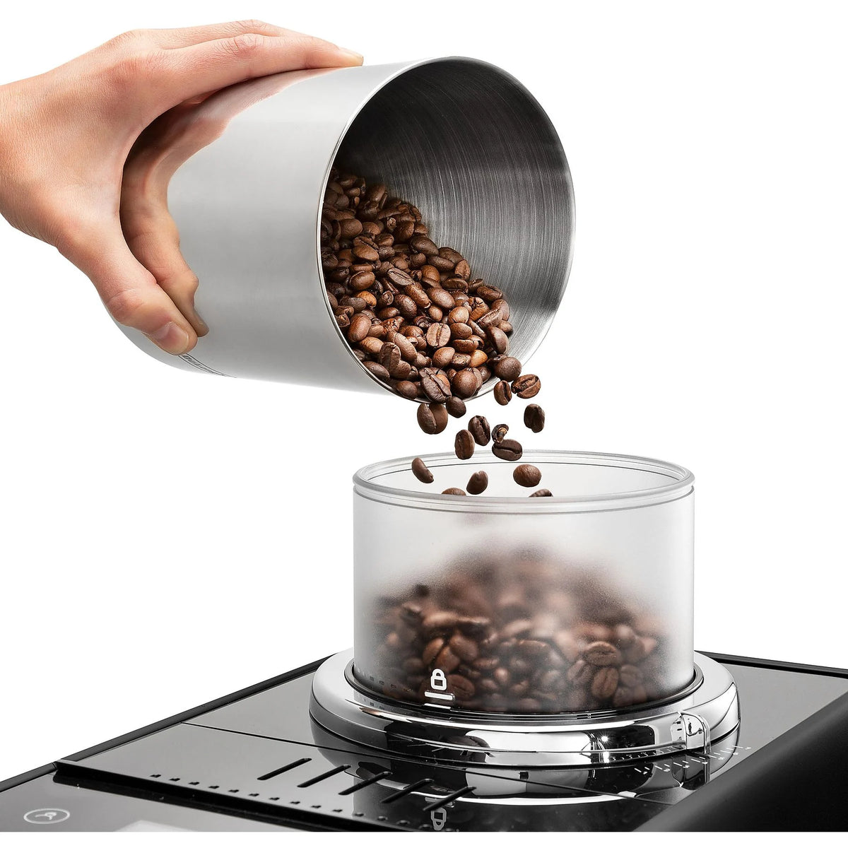 Kaffeevollautomat De’Longhi EXAM440.55.B Rivelia Milk Schwarz