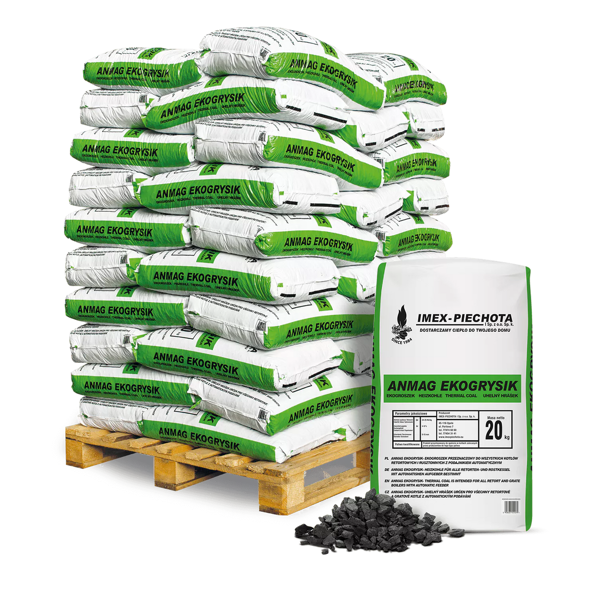 Steinkohle 5 – 15 mm 50 x 20 kg