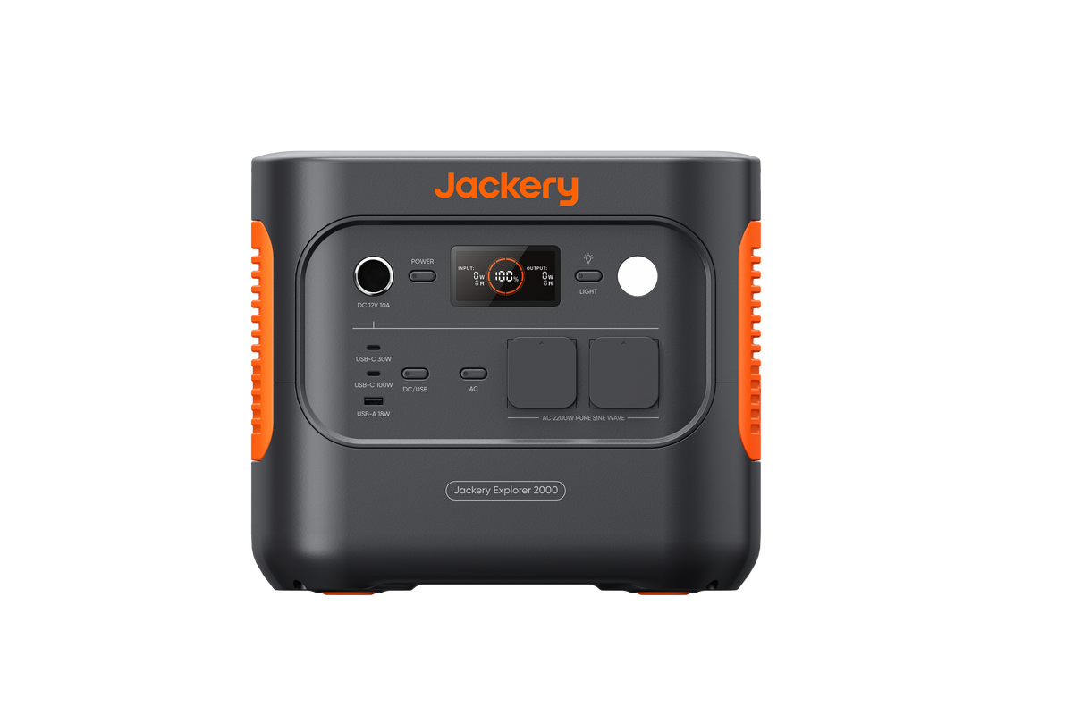 Jackery Explorer 2000 v2 Powerstation 2042Wh LiFePO4 2200W – 4000 Zyklen leise