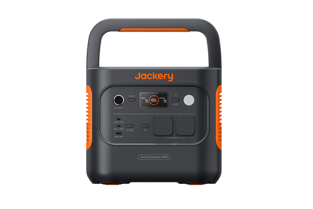 Jackery Explorer 2000 v2 Powerstation 2042Wh LiFePO4 2200W – 4000 Zyklen leise