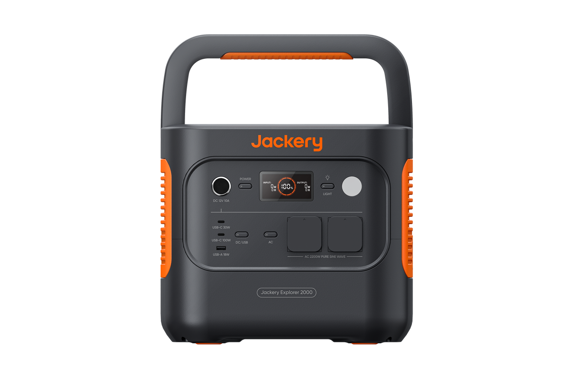 Jackery Explorer 2000 v2 Powerstation 2042Wh LiFePO4 2200W – 4000 Zyklen leise