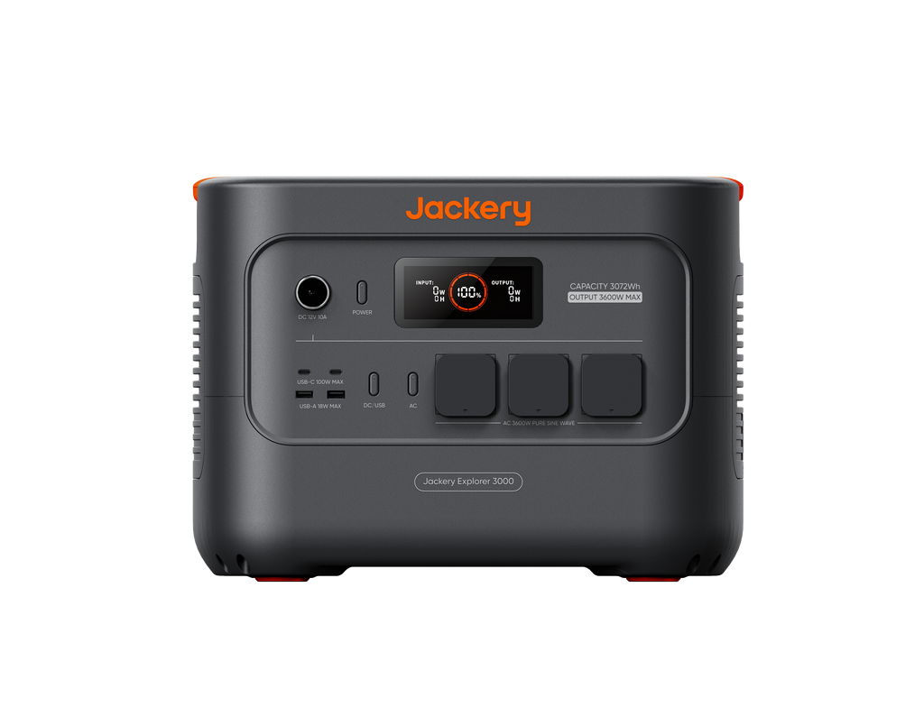 Jackery Explorer 3000 v2 Tragbare Powerstation 3072Wh LFP 3600W Ausgangsleistung 27dB leise