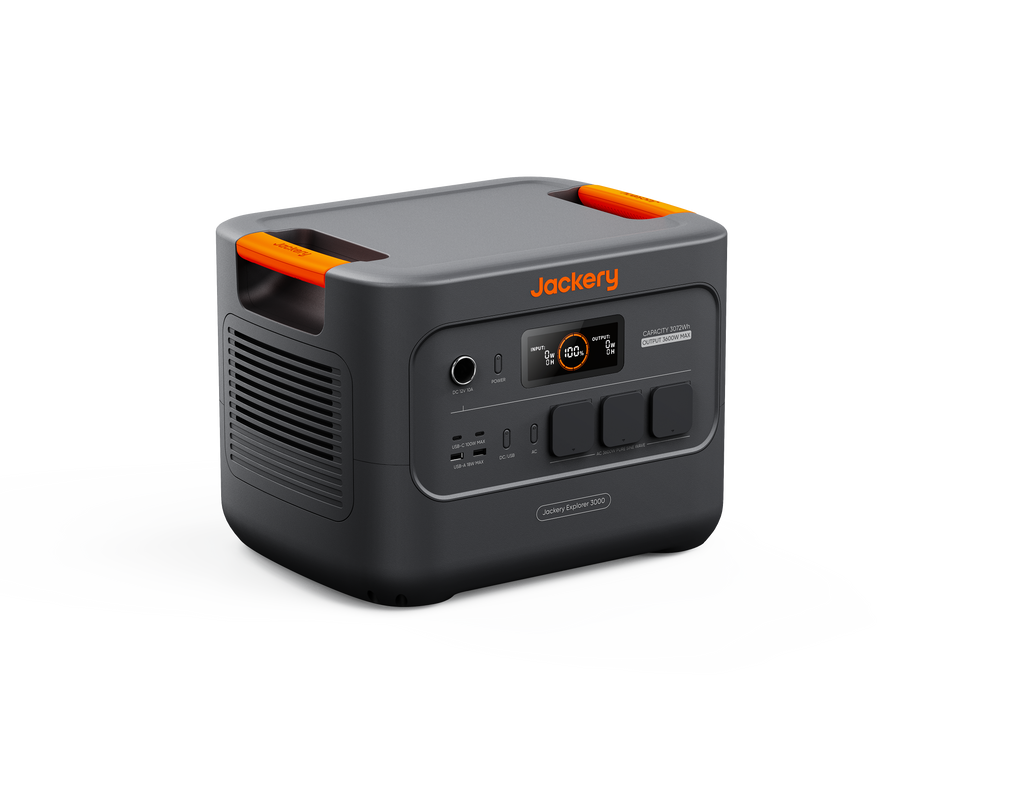 Jackery Explorer 3000 v2 Tragbare Powerstation 3072Wh LFP 3600W Ausgangsleistung 27dB leise
