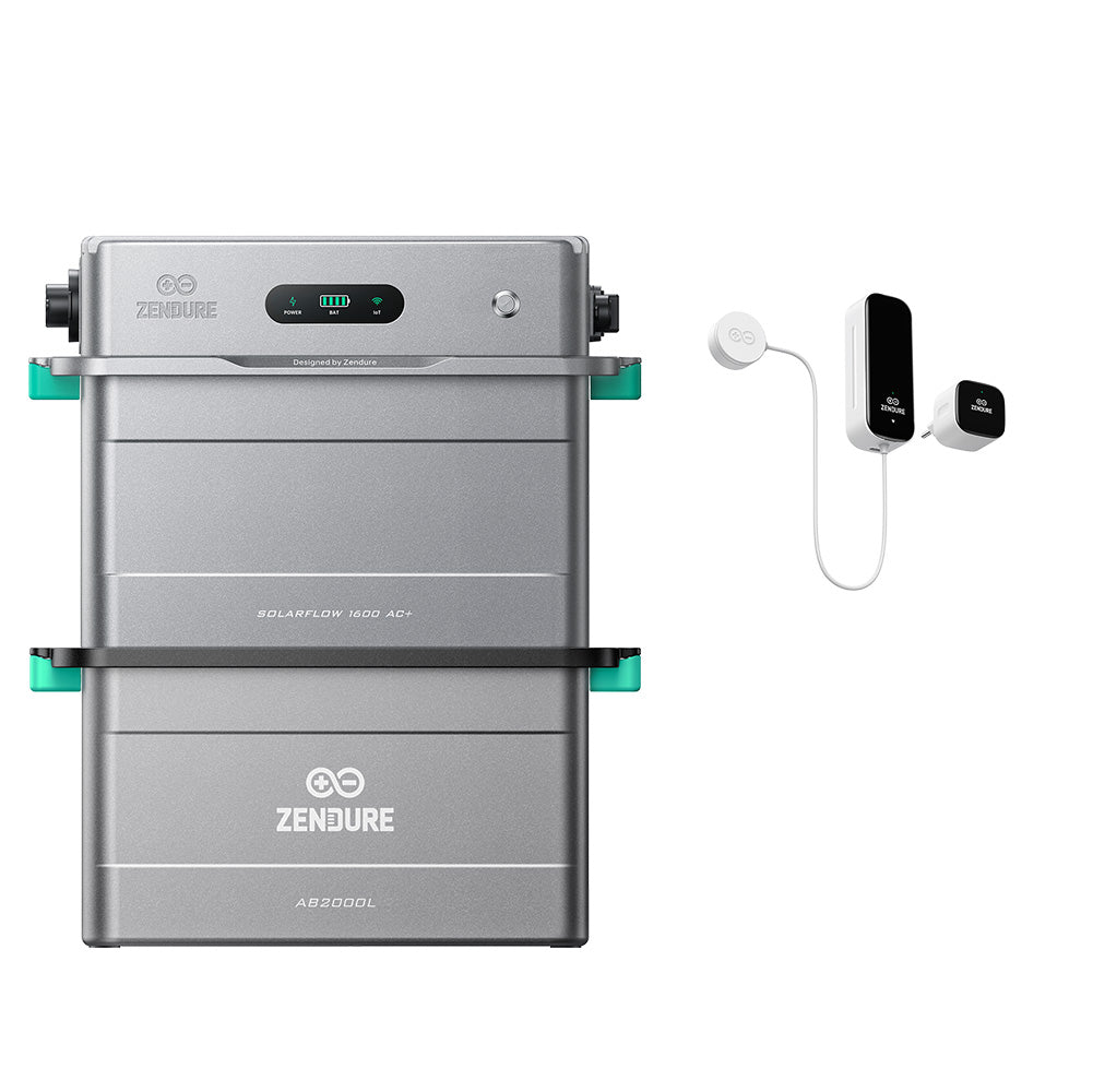 Zendure SolarFlow 1600 AC+ Balkonkraftwerk-Speicher 1,92 kWh erweiterbar bis 9,6 kWh