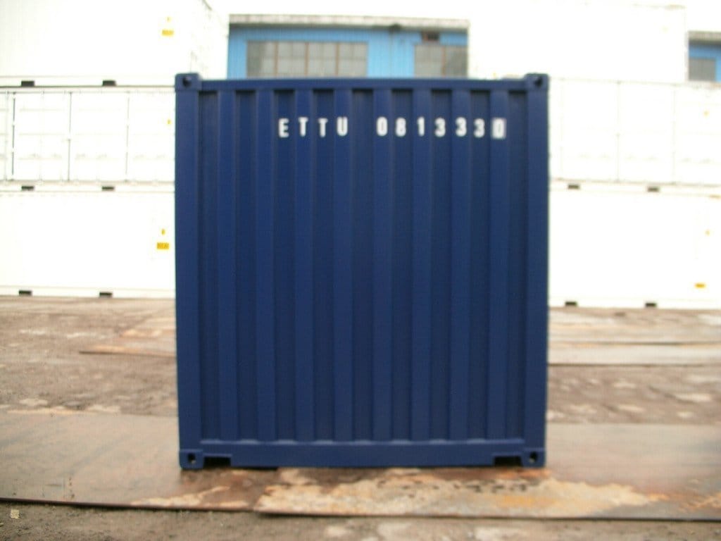 20 Fuß Container, kobaltblau
