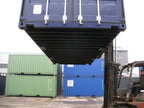 20 Fuß Container, kobaltblau