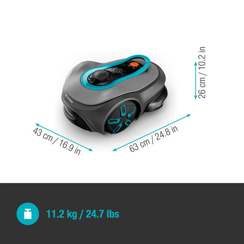 Gardena Mähroboter smart SILENO free 600 m² Set + gratis Zwischenstecker