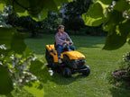 Stiga Estate 598e Akku-Rasentraktor – 98 cm Schnittbreite – Automatisch – Fangkorb 240 l