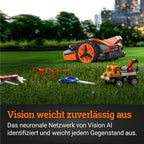 WORX Landroid Vision M550 Mähroboter WR205E für Gärten bis 550m², AI Rasenmäher Roboter ohne Begrenzungskabel (WLAN & Bluetooth, aktive Hindernisvermeidung mit KI-Technologie, Igelschutz)